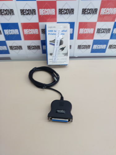 Adaptador USB 2.0 a paralelo D-SUB negro LogiLink